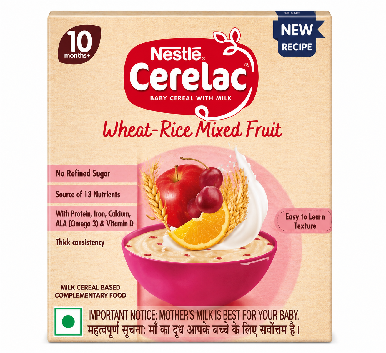 Cerelac- 10 ( Baby Cereal with Milk)
