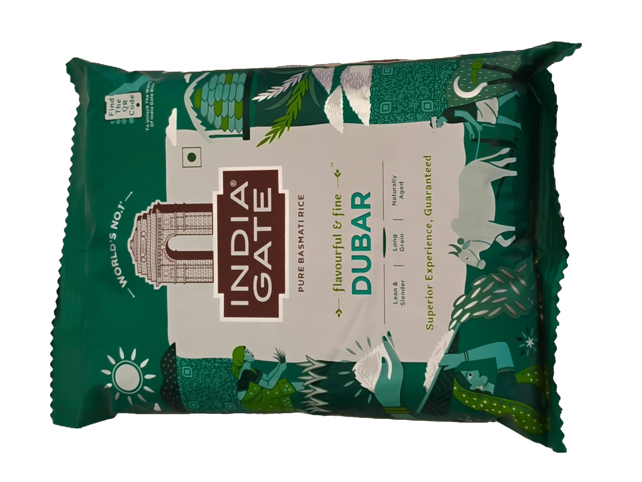 Rice India gate Dabur Basmati  Biryani chawal I kg Pack