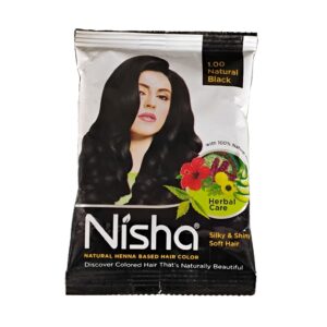 Nisha Black hair color 10g pack