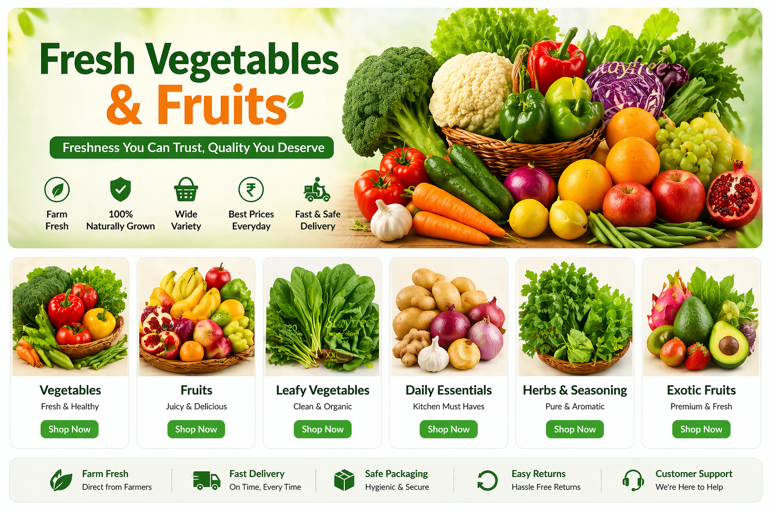 Fruits & Vegetables