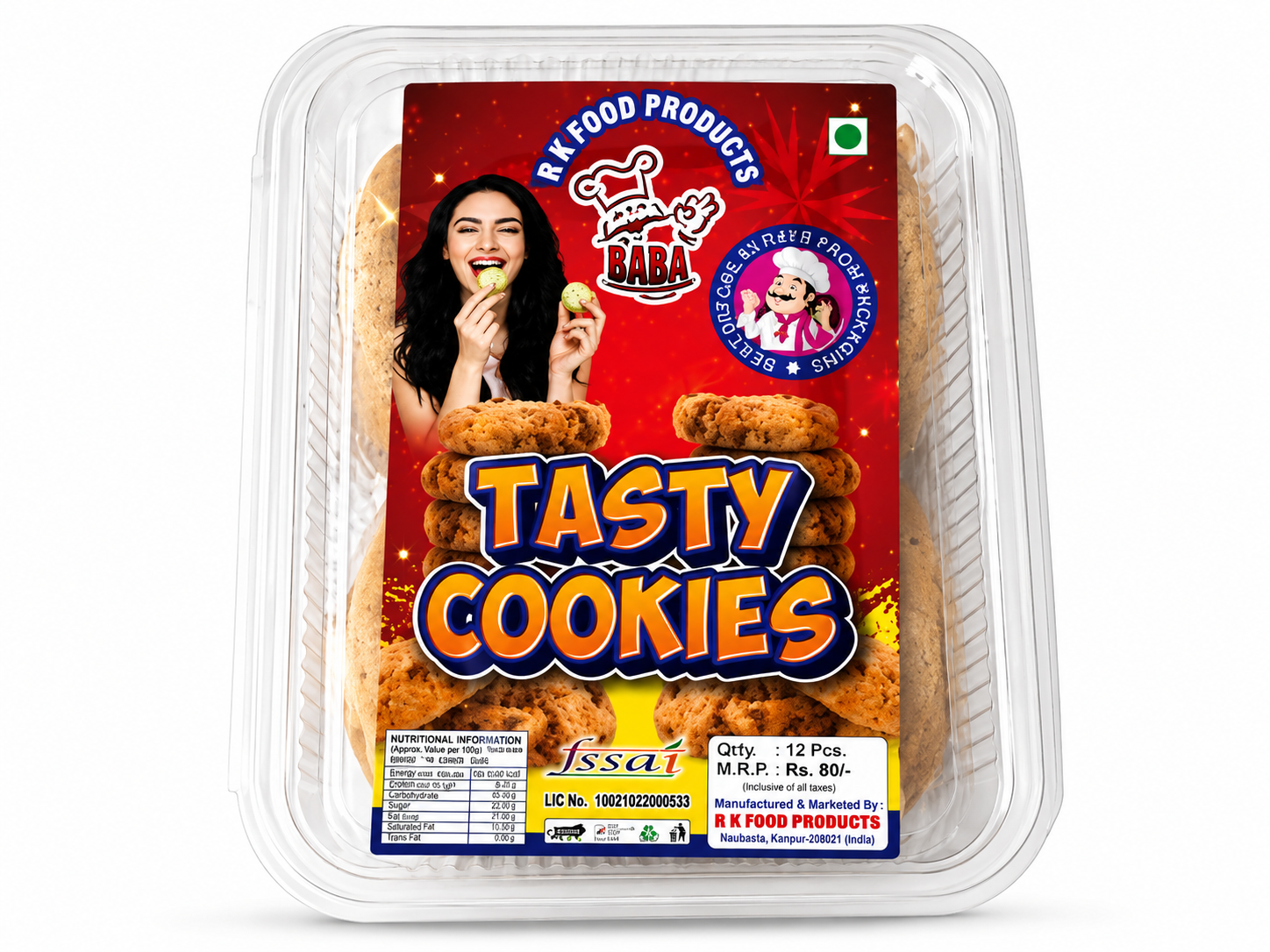 Cookies biscuit 12 Pcs Pack