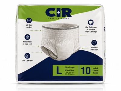 CIR Adult Diaper Pants L 10 Pants
